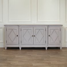 Grey Classic Distressed Sideboard Image