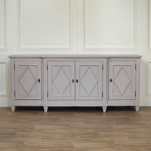 Grey Classic Distressed Sideboard