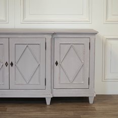 Grey Classic Distressed Sideboard Image