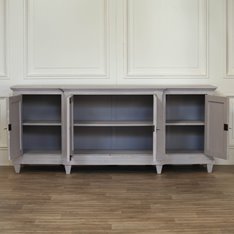 Grey Classic Distressed Sideboard Image