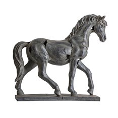 Grey Decorative Antique Horse Model  Image