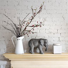 Grey Elephant sculpture Image