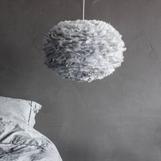 Grey Feather Pendant Shade Image