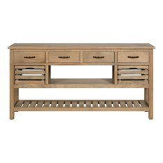 Grey Aged Oak Sideboard Image