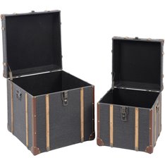 Grey Polo Club Trunk Set of 2 Image