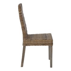 Grey Rattan Dining Chair Image
