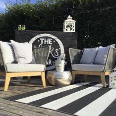 Grey Rope Outdoor Armchair Image