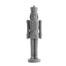 Grey Standing Nutcracker Soldier Image