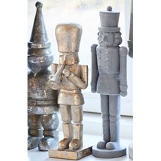 Grey Standing Nutcracker Soldier Image