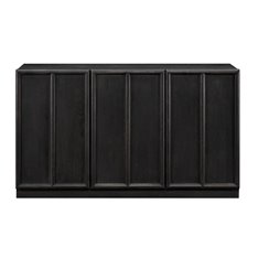 Hampton 3 Door Black Sideboard Image