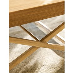 Hampton Oak Coffee Tray Table Image