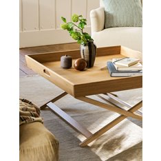 Hampton Oak Coffee Tray Table Image