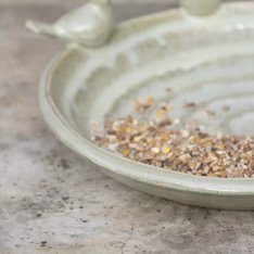 Handmade Ceramic Bird Bath Image