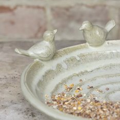 Handmade Ceramic Bird Bath Image