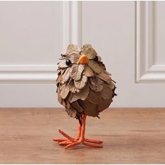 Handmade Leaf Feather Easter Chick Image