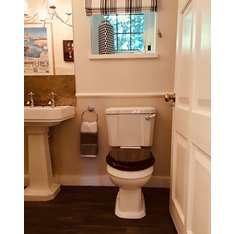 Handmade Mahogany Loo Seat  Image