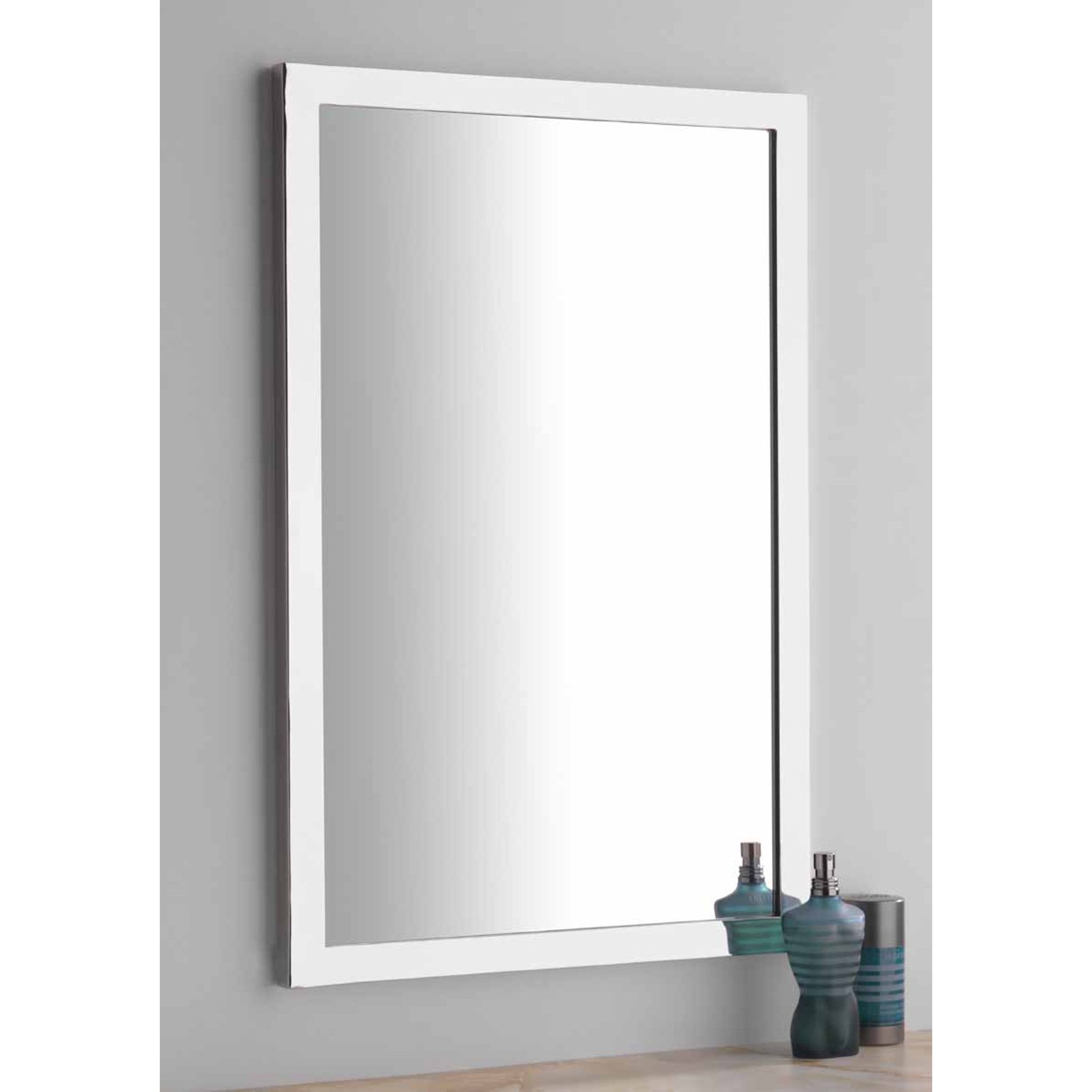 Rectangular Fixed Framed Mirror Image