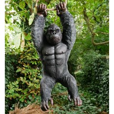 Hanging Baby Gorilla Garden Ornament Image