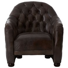 Aviator Leather Tub Chair Image