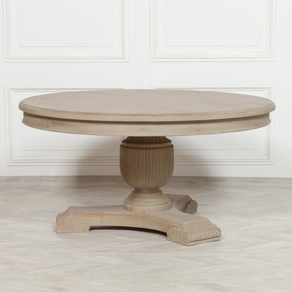 Harrington Rustic Round Dining Table