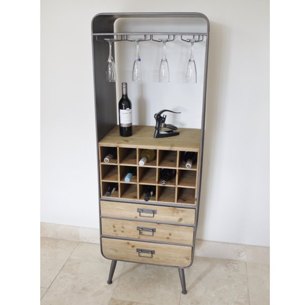 Havana Industrial Small Drinks Cabinet 