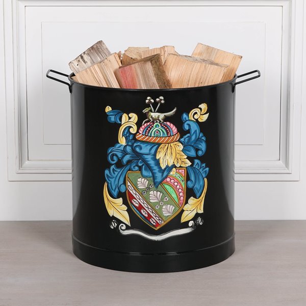 Heraldic Log Bucket