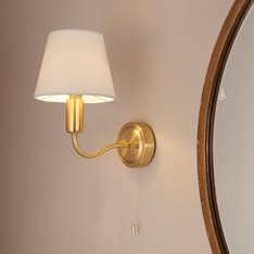 Heritage Bathroom Wall Light - Brass Image