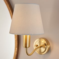 Heritage Bathroom Wall Light - Brass Image
