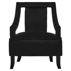 Hermitage Black Cut Out Armchair Image