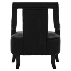 Hermitage Black Cut Out Armchair Image