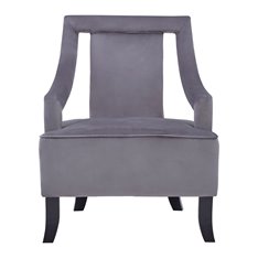 Hermitage Grey Cut Out Armchair Image