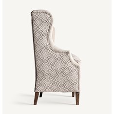 High Back Natural Upholstered Sofa Bench Image