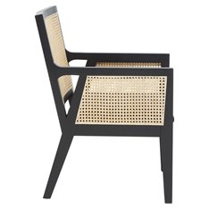 Holmbury Cane and Black Dining Chair Image