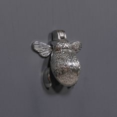 Honeybee Silver Door Knocker Image