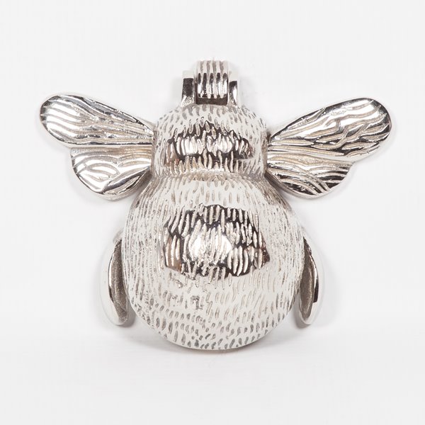 Honeybee Silver Door Knocker