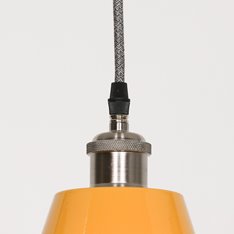 Industrial Pendant Light Mustard Yellow Image