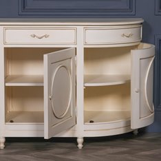 Ivory Classic Circle Sideboard Image
