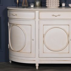 Ivory Classic Circle Sideboard Image