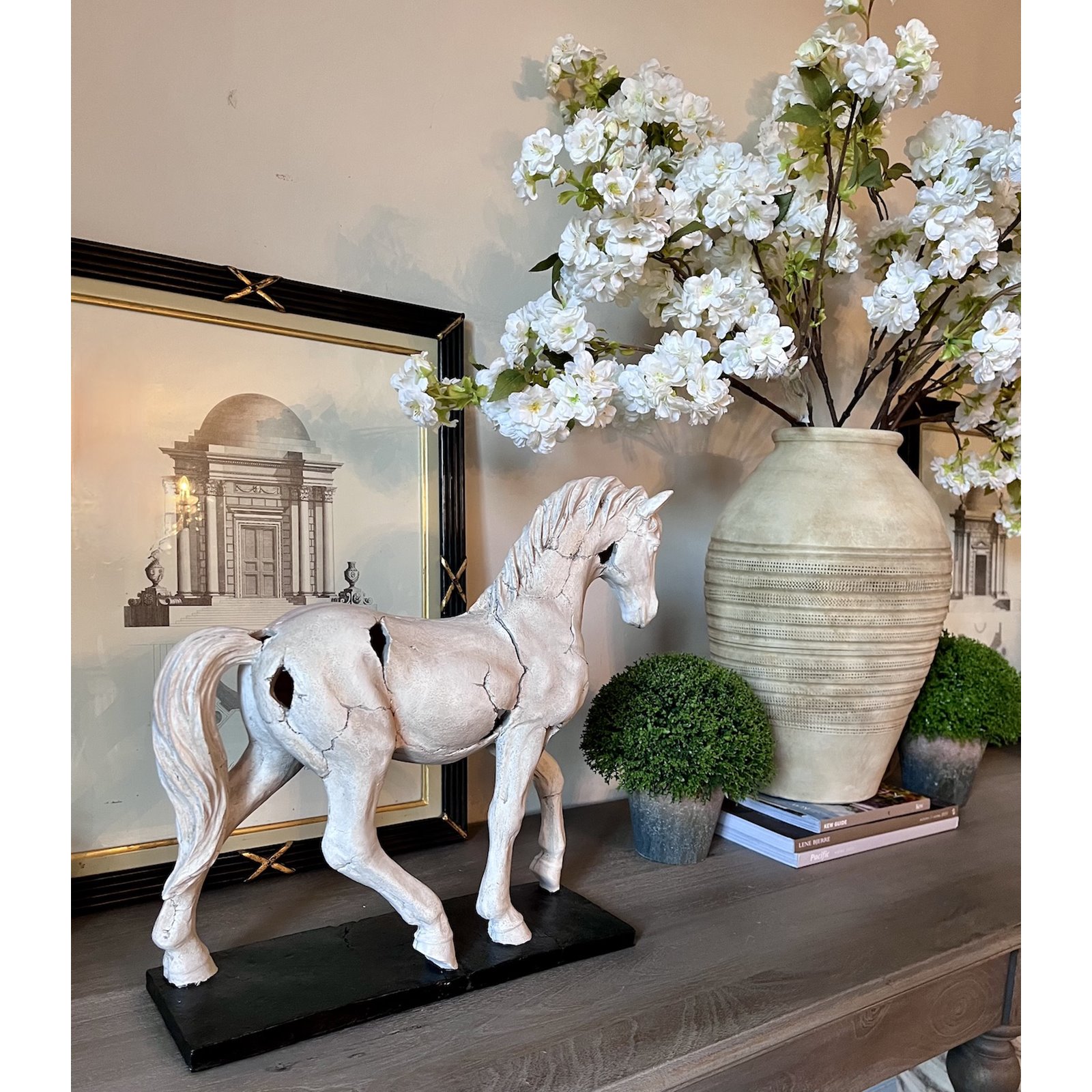 Ivory Decorative Antique Horse Model   Image