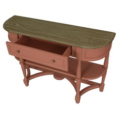 Juliet One Drawer Red Console Table Image