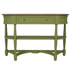 Juliet One Drawer Sage Console Table Image