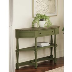 Juliet One Drawer Sage Console Table Image