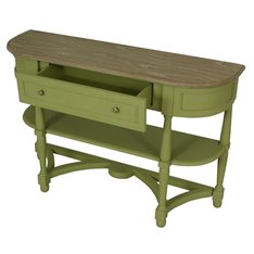 Juliet One Drawer Sage Console Table Image