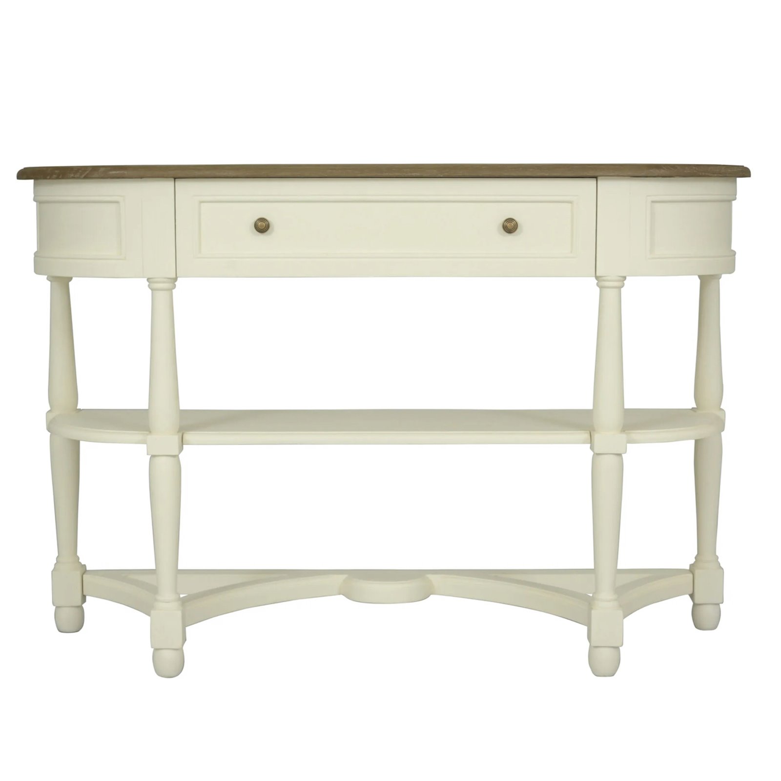 Juliet Vintage White One Drawer Console Table Image