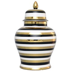 Katerina Gold Stripe Jar Image