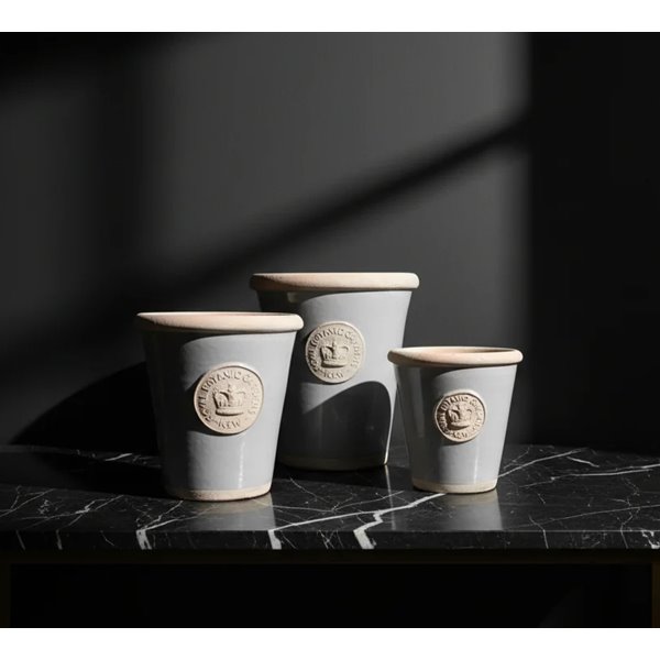 Kew Long Tom Flower Pot - Dove Grey