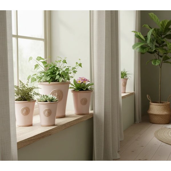 Kew Long Tom Flower Pot - Pale Pink