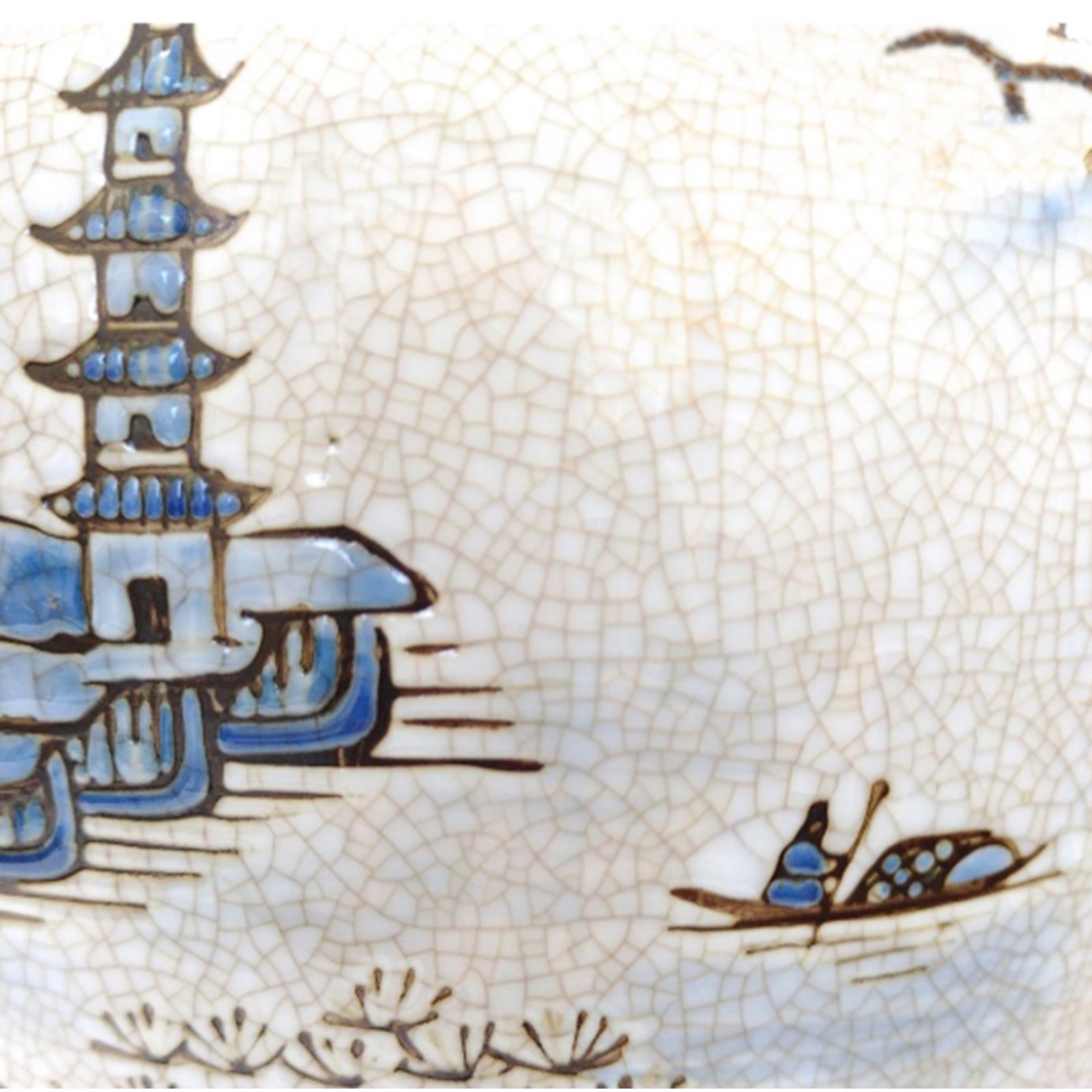 Landscape Decorated Ginger Jar Image