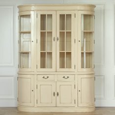 Large Cream Dresser Display Cabinet Image