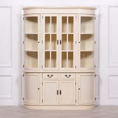 Large Cream Dresser Display Cabinet Image